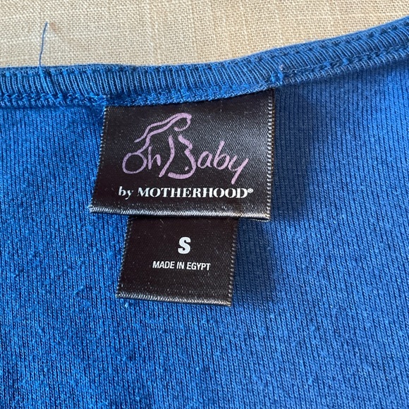 Motherhood Deep Blue Short Sleeve Top - Picture 8 of 10